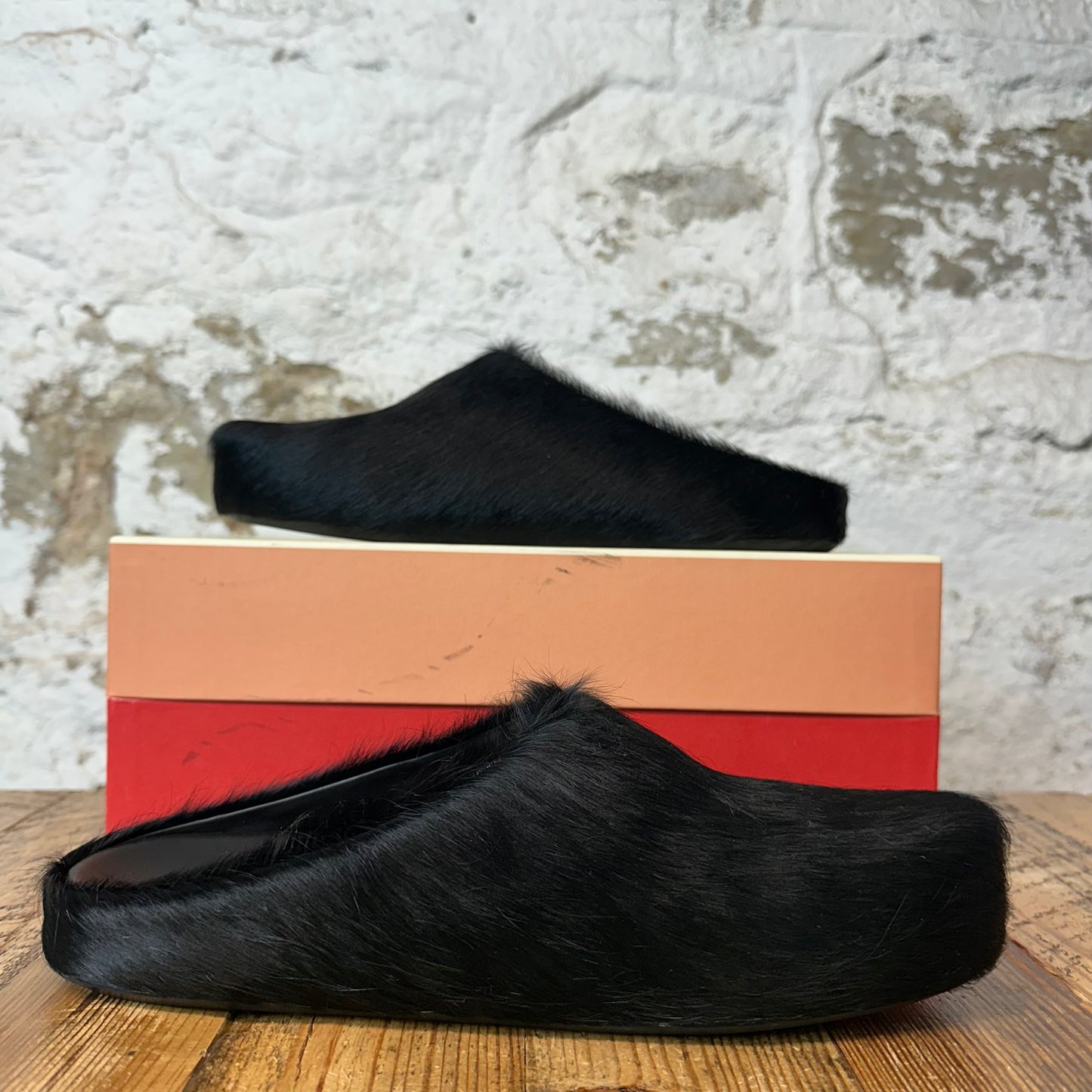 Marni Fussbett Sabot Black Slide Sz 11 (44) DS