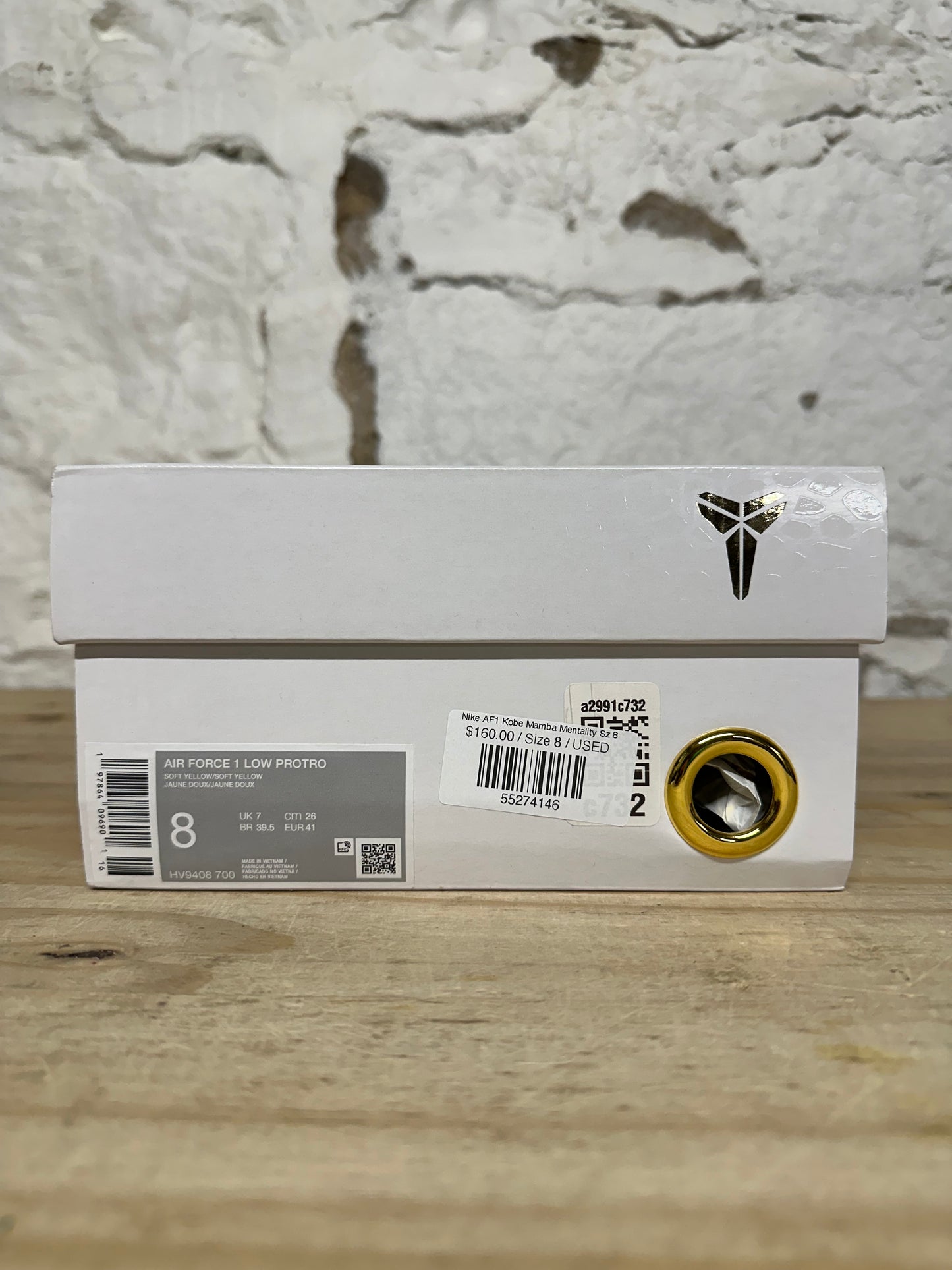 Nike Air Force 1 Low Kobe Mamba Mentality Sz 8
