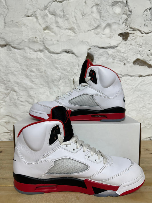 Air Jordan 5 Fire Red Black Tongue (2025) Sz 10.5