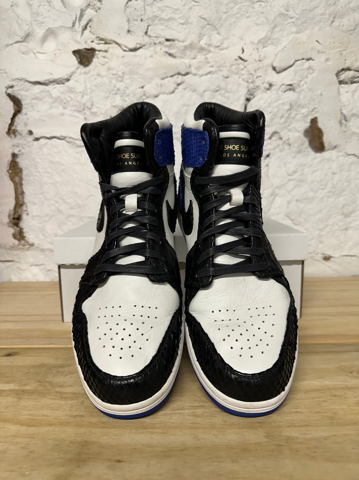 Air Jordan 1 Shoe Surgeon Fragment Python Sz 15