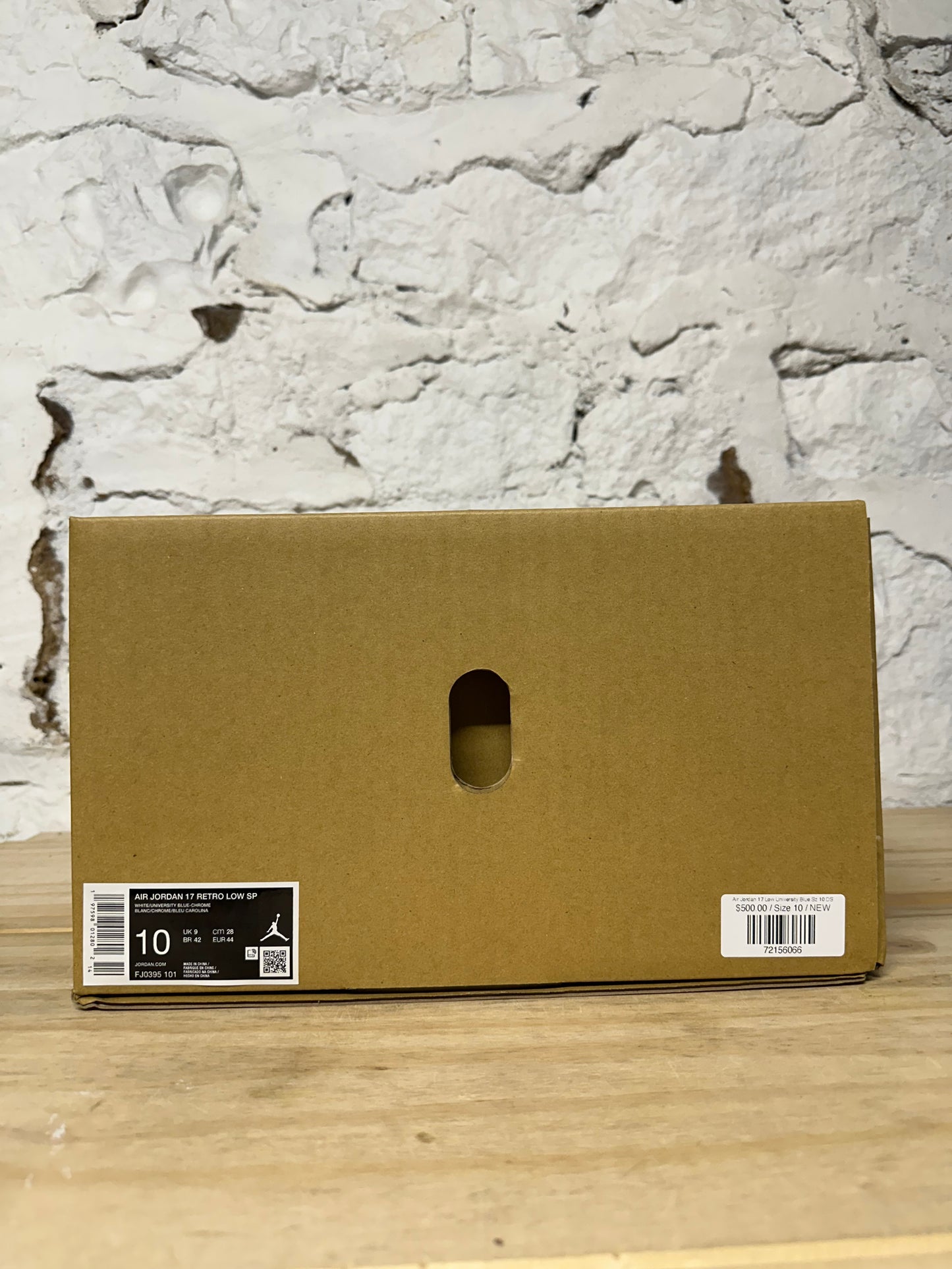 Air Jordan 17 Low University Blue Sz 10 DS