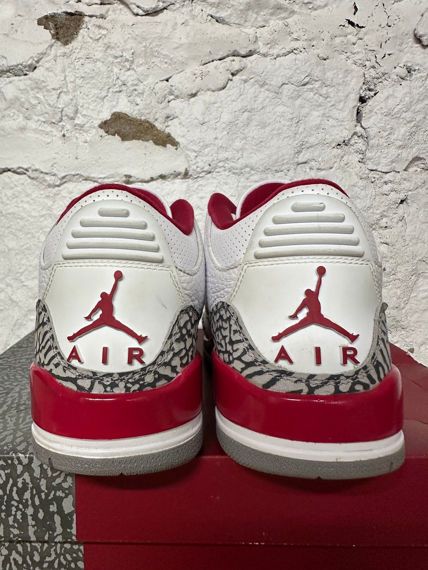 Air Jordan 3 Cardinal Sz 8