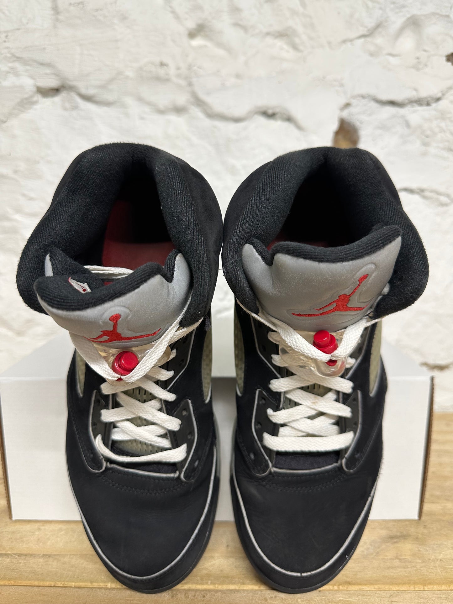 Air Jordan 5 Black Metallic Sz 10