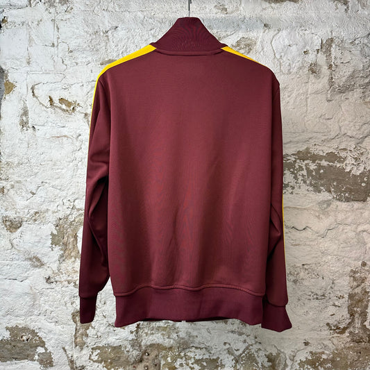 Palm Angels Maroon Track Jacket Sz L