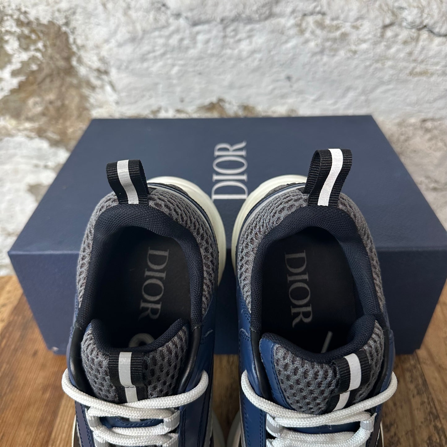 Dior B22 Blue White Black Sneaker Sz 6.5 (39)