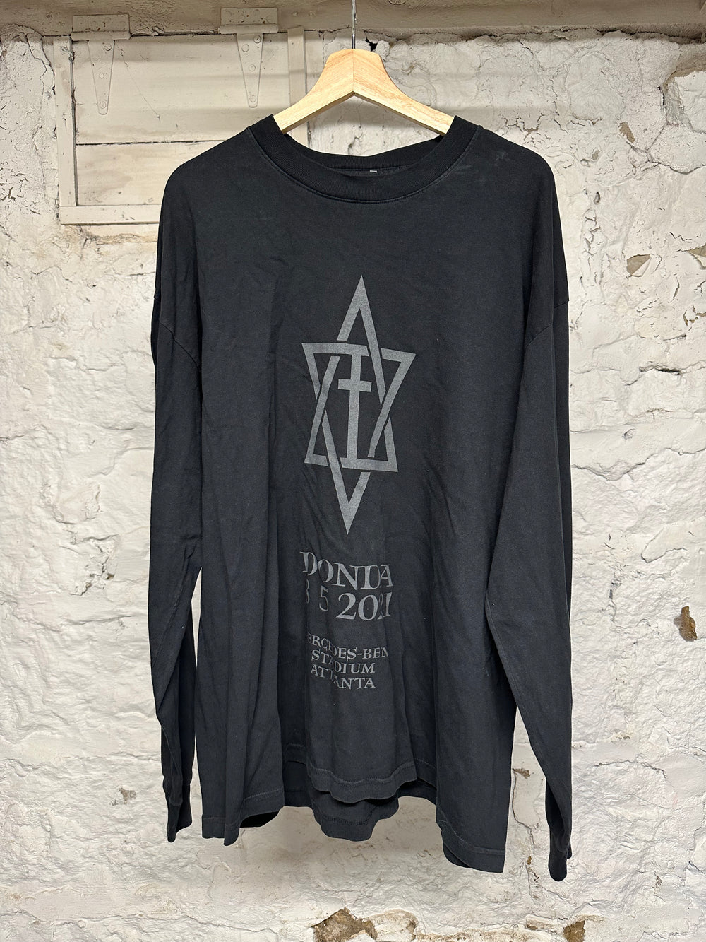 Kanye West Donda Black L/S T-Shirt Sz XXL