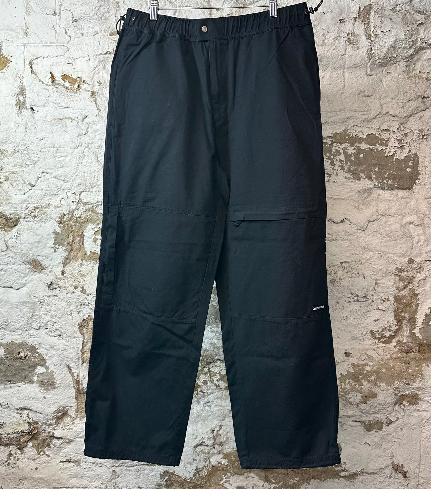 Supreme Small Logo Cinch Pants Black Sz XL