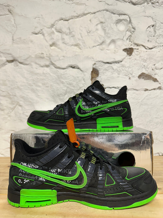 Nike Air Rubber Dunk Off-White Green Strike Sz 13