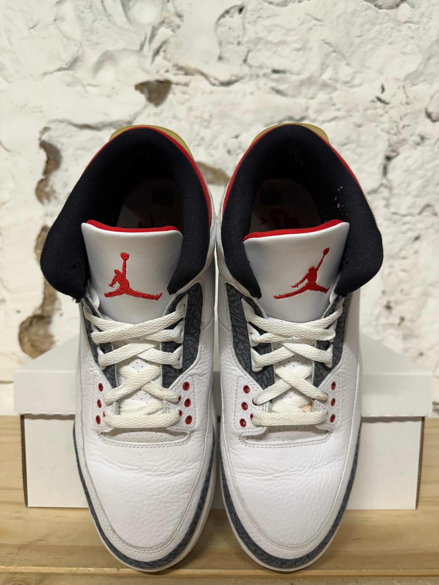 Air Jordan 3 Denim Fire Red Sz 11
