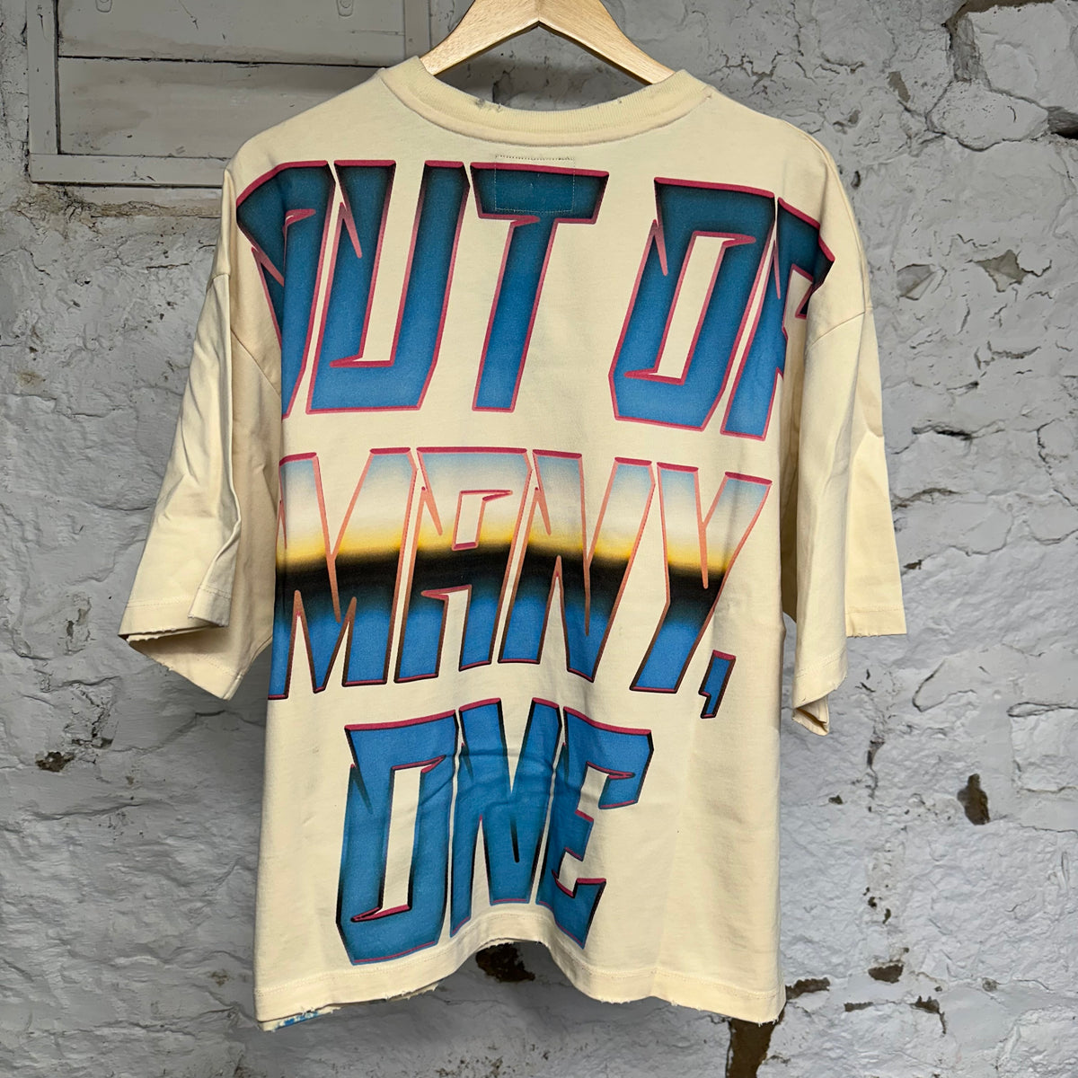 Godspeed Miami Yatch T-Shirt Cream Sz L