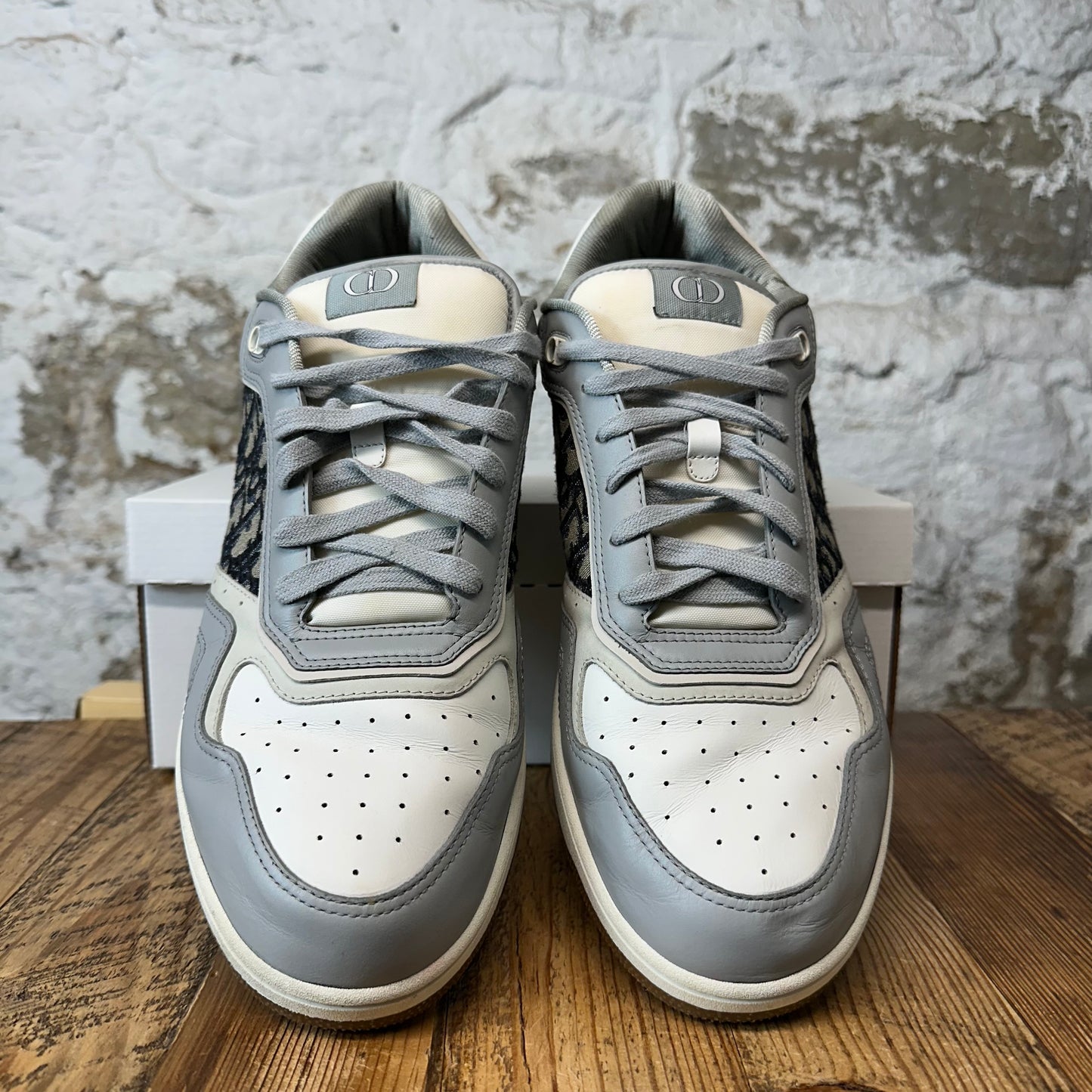 Dior B27 Oblique Grey White Sneaker Sz 16 (49)