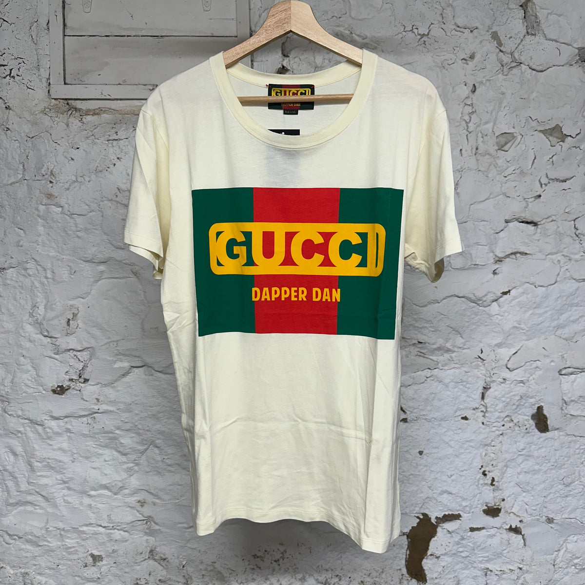 Gucci Dapper Dan Cream T-Shirt Sz S