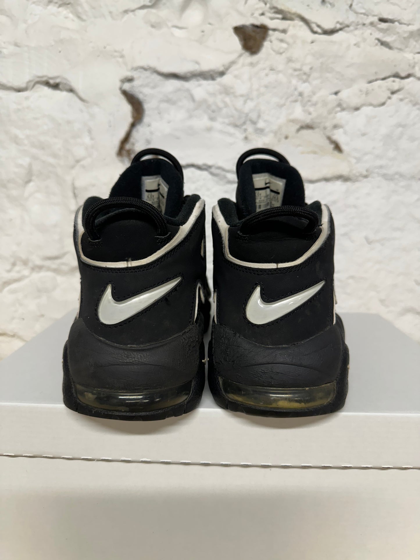 Nike Air Uptempo Black White Sz 6.5Y