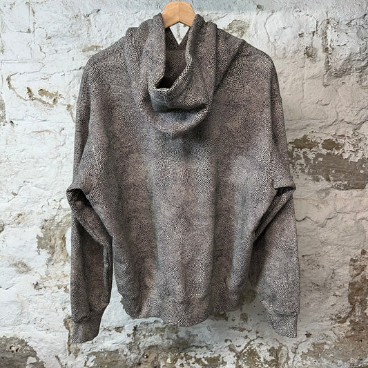 Supreme Small Box Logo Black White Hoodie Sz S