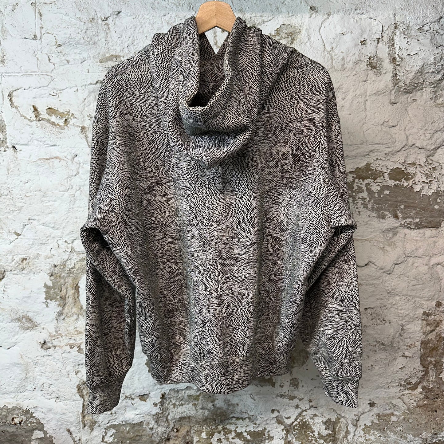 Supreme Small Box Logo Black White Hoodie Sz S