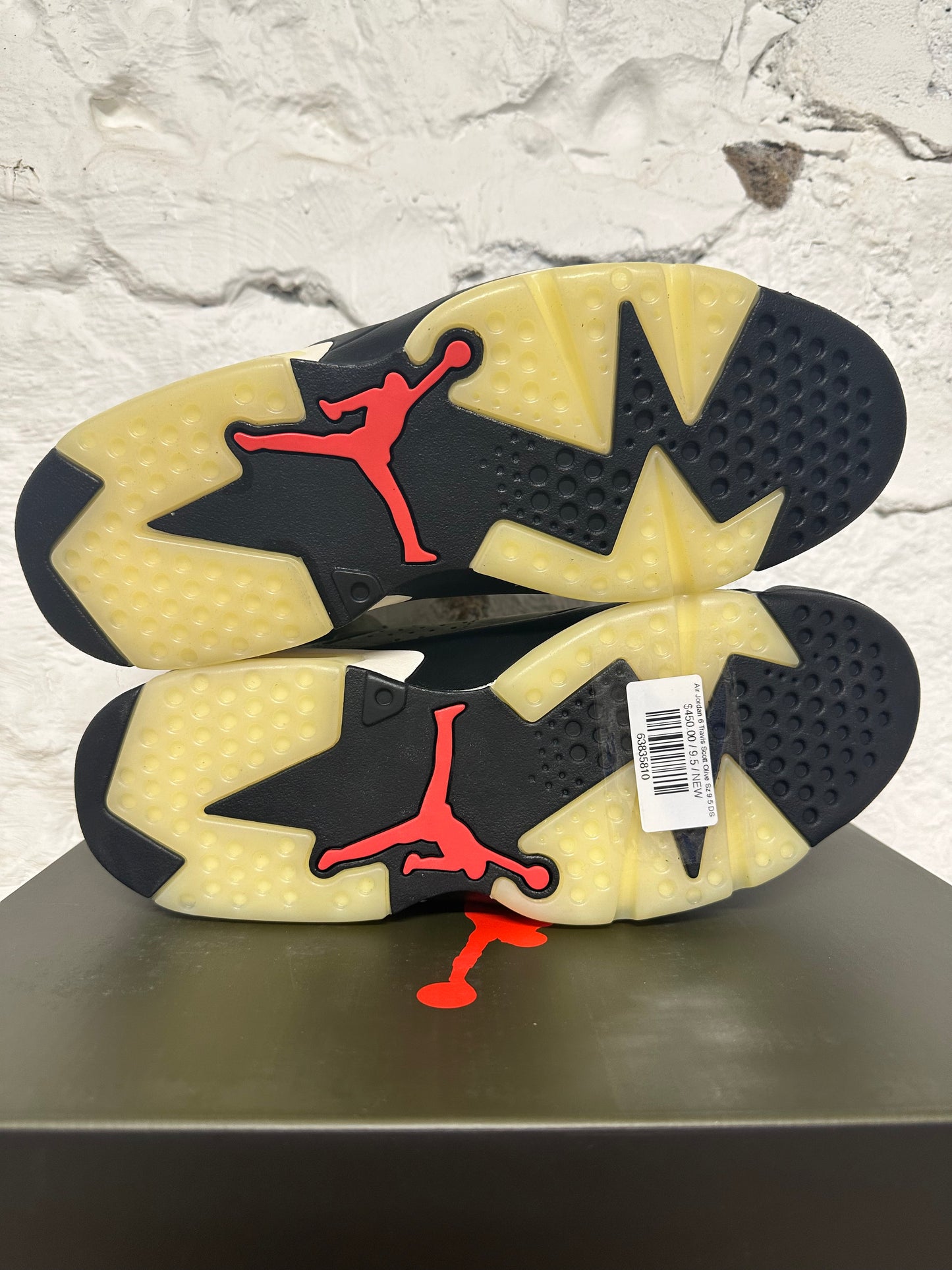 Air Jordan 6 Travis Scott Olive Sz 9.5 DS