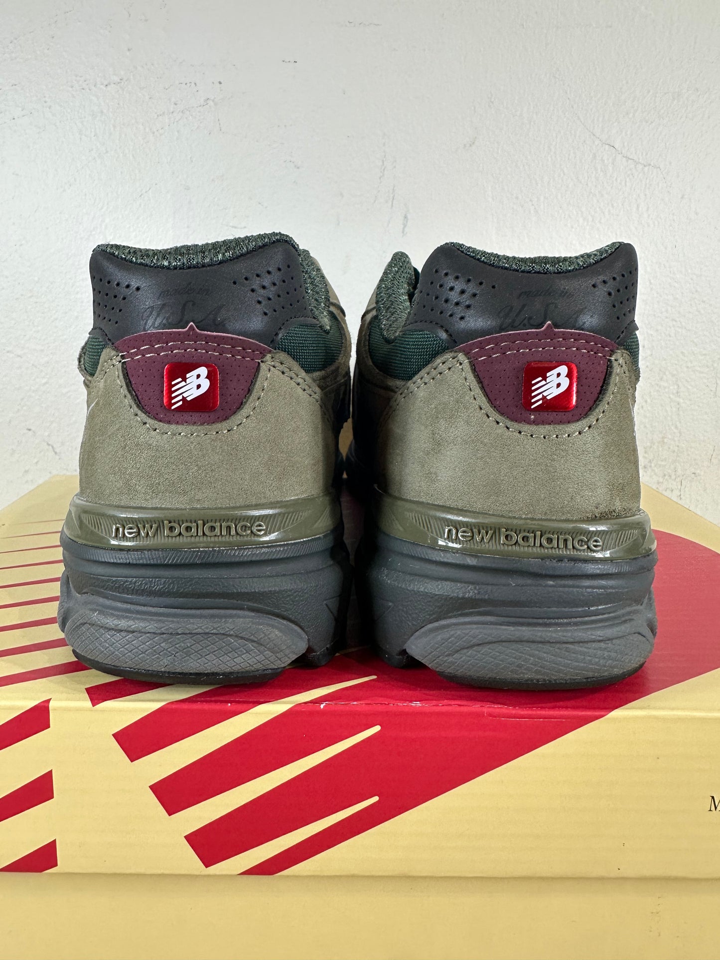 New Balance 990v3 MiUSA Teddy Santis Green Purple Sz 11