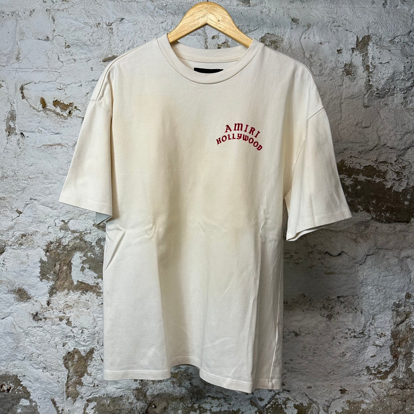 Amiri Hollywood T-shirt Cream Sz XS