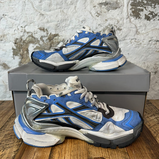 Balenciaga Track Runner Worn Out Blue White Gray Sz 9 (42)