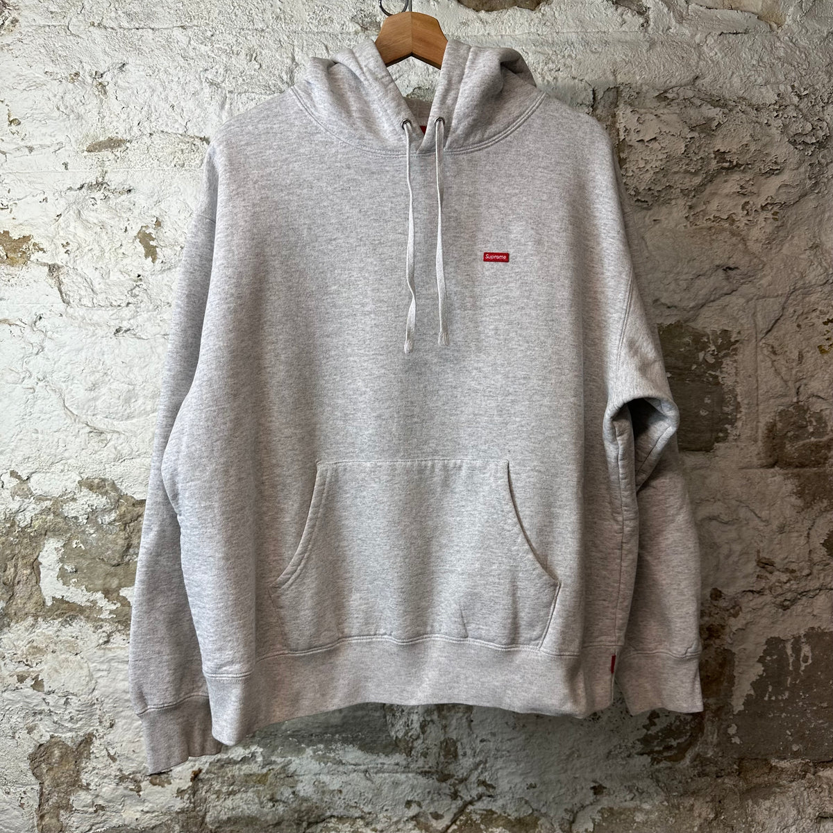 Supreme Small Box Logo Hoodie Grey Sz M