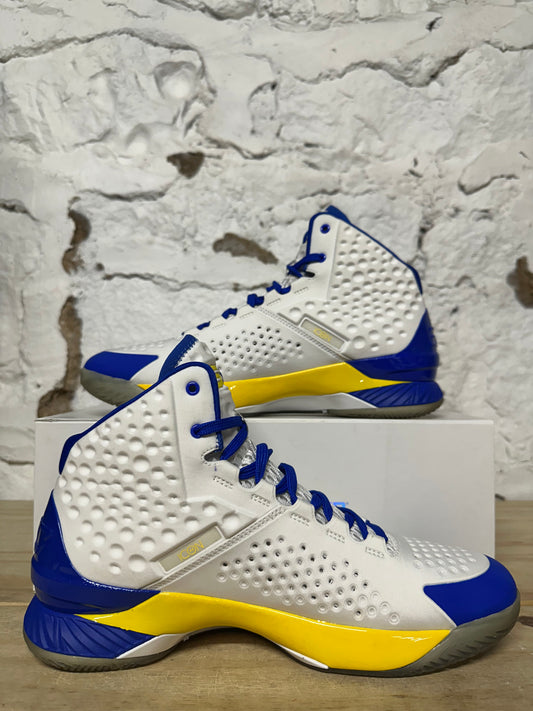Under Armour Curry Icon 1 Custom Golden State Warriors Sz 10.5