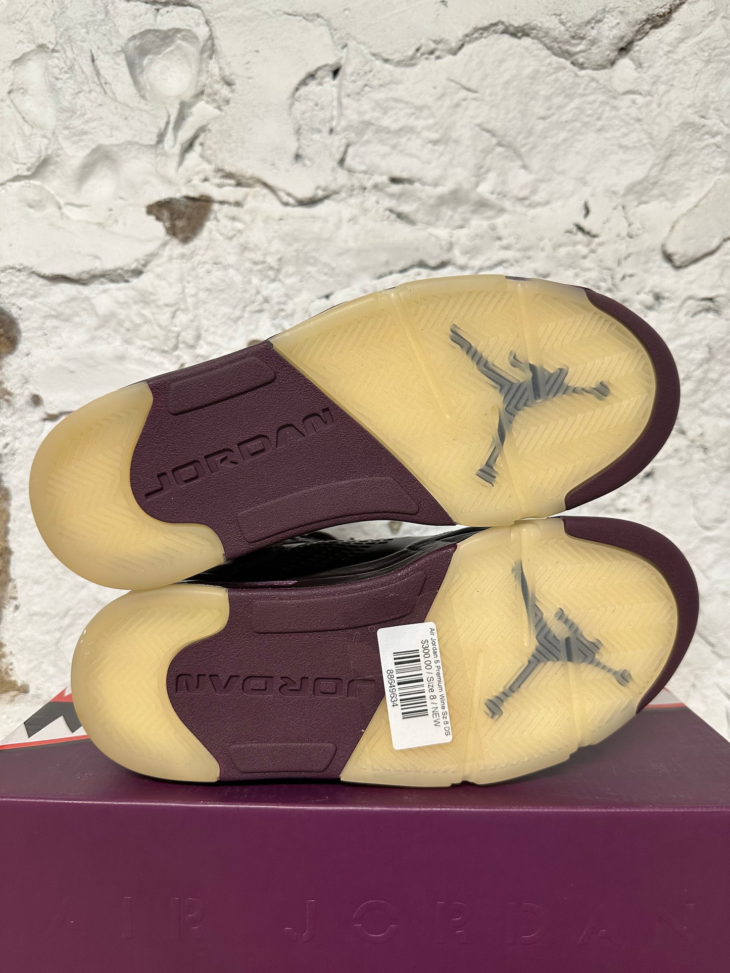 Air Jordan 5 Premium Wine Sz 8 DS