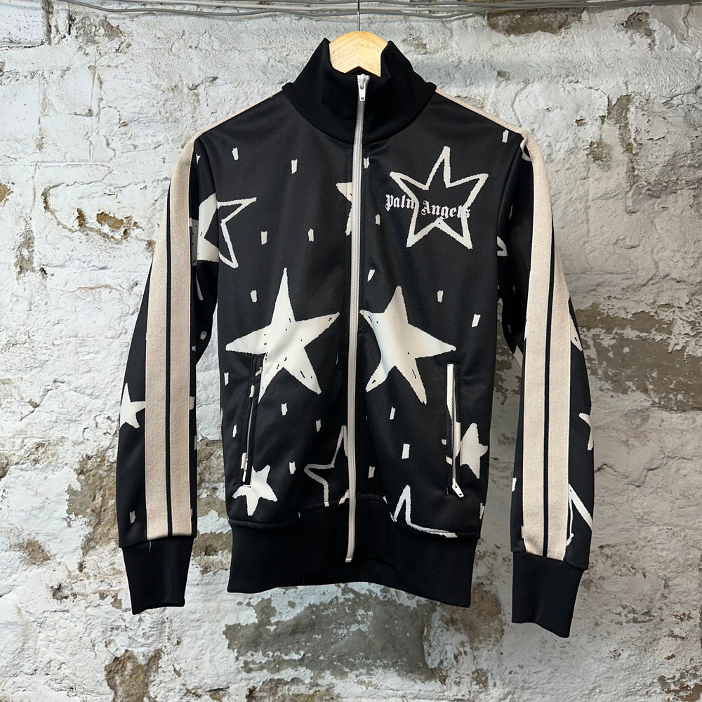 Palm Angels Star Black Track Jacket Sz XS