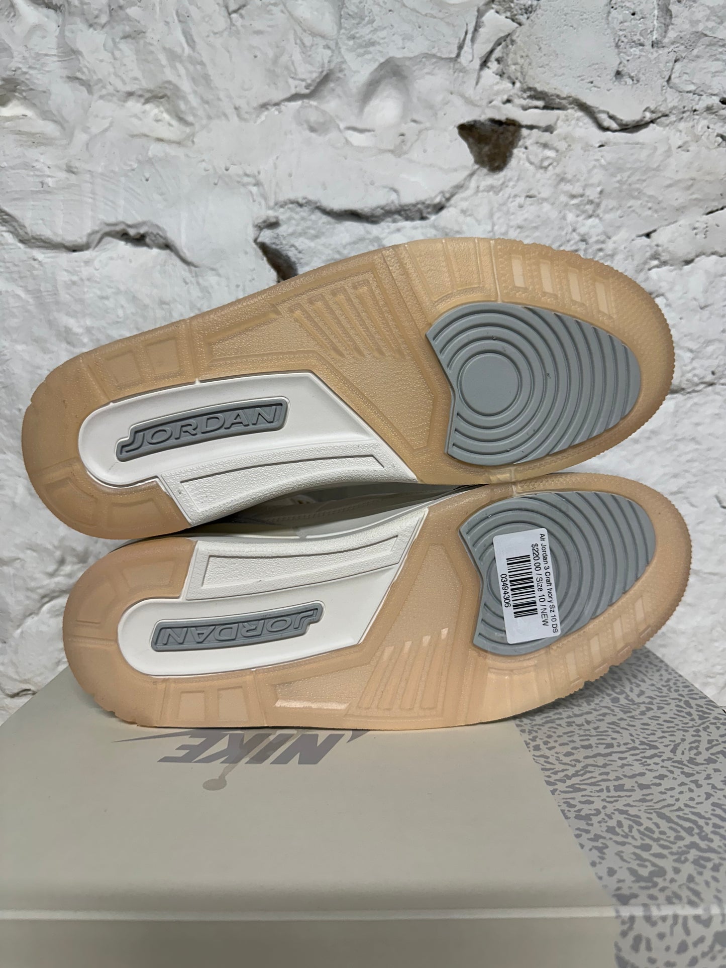 Air Jordan 3 Craft Ivory Sz 10 DS