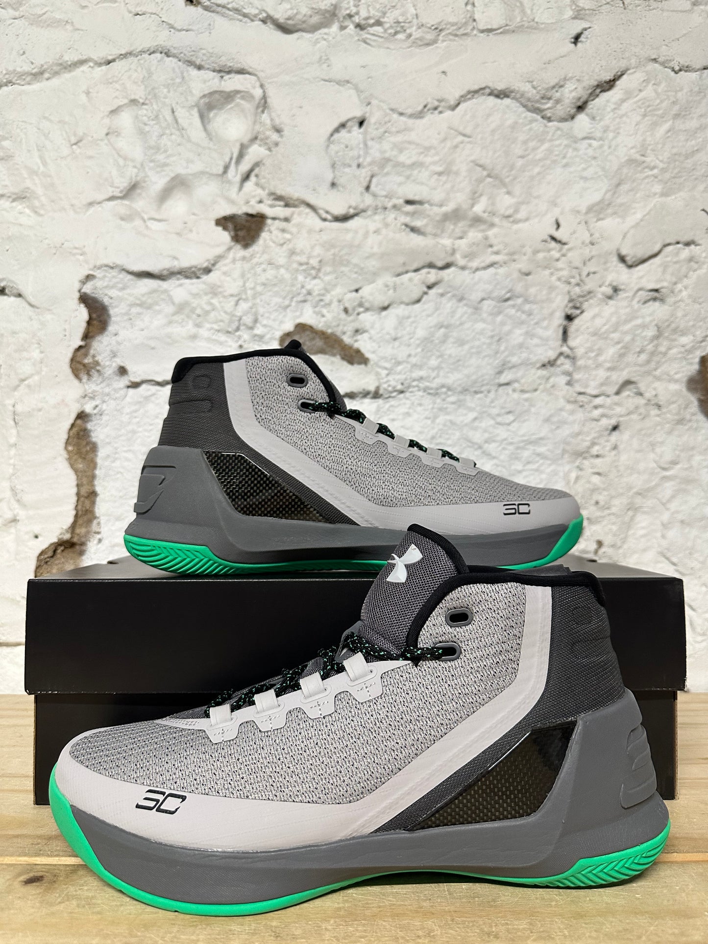 Under Armour Curry 3 Grey Matter Sz 10 DS