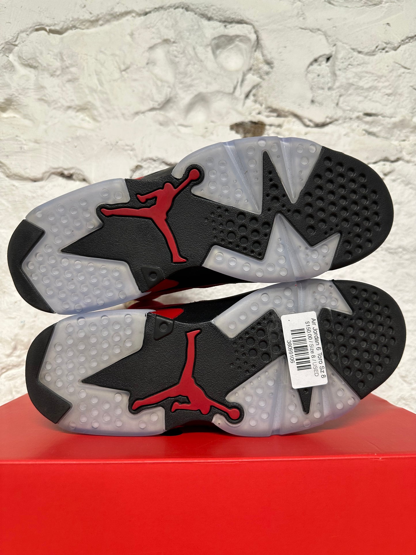 Air Jordan 6 Toro Sz 8