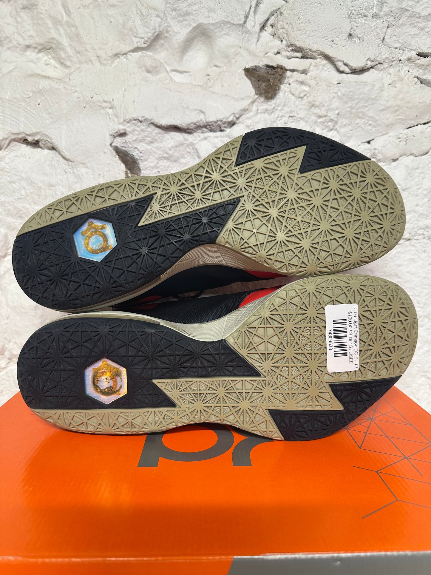 Nike KD 6 Light Crimson DC Sz 13