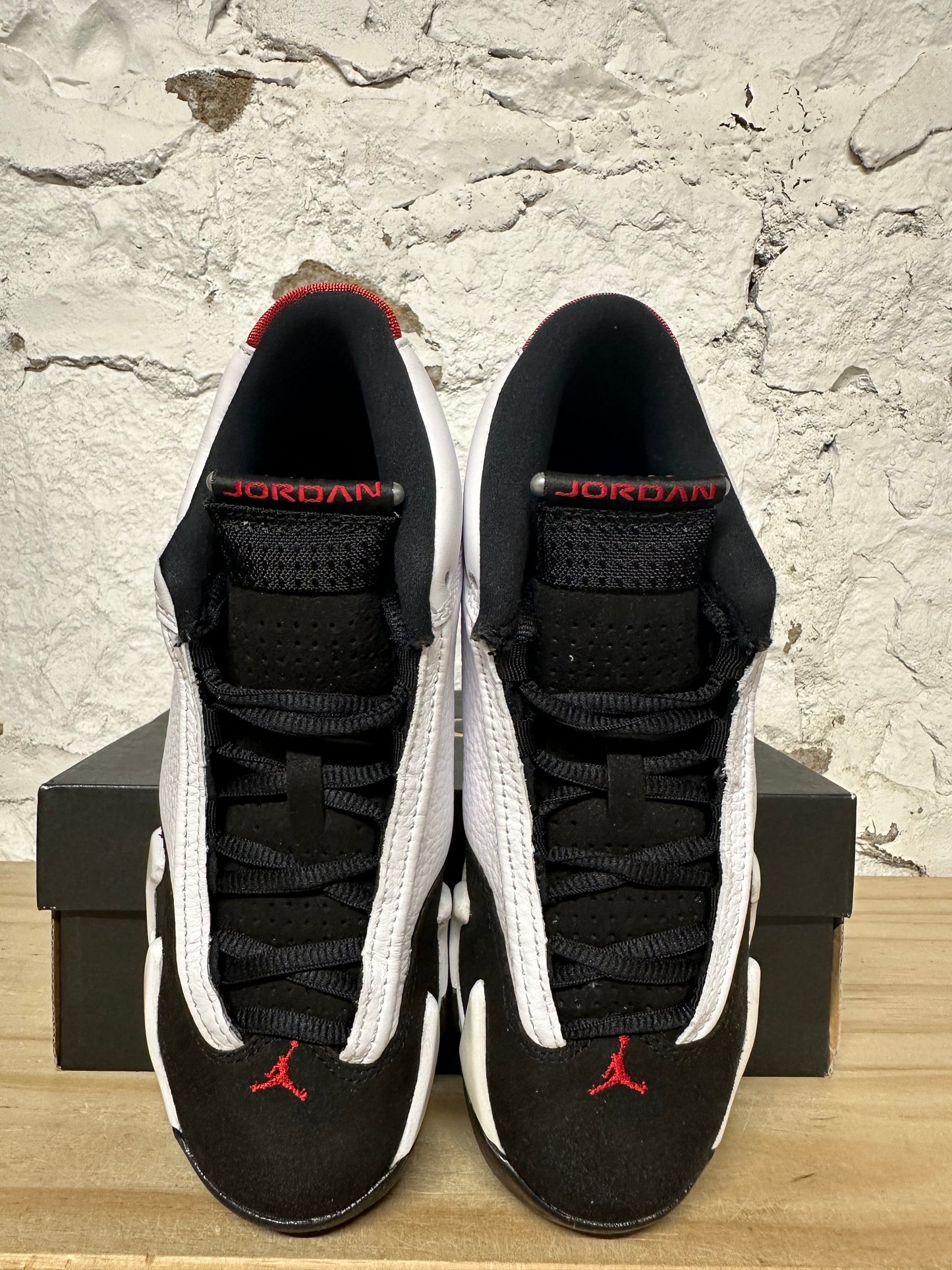 Air Jordan 14 Black Toe Sz 4Y DS