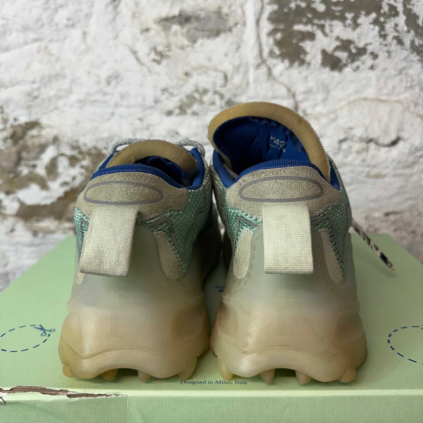 Off-White Odyssey Mesh Mint Sz 10 (43)