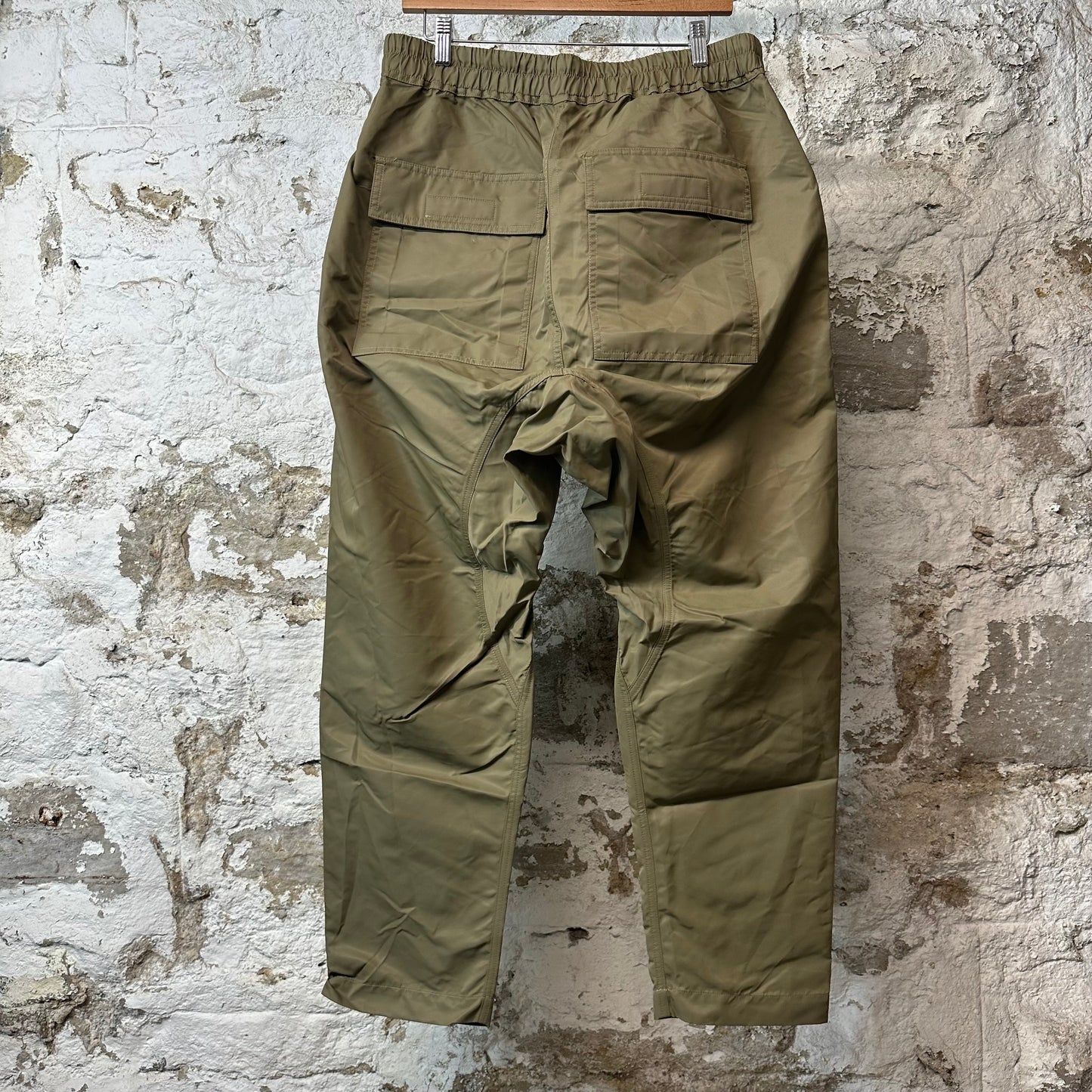 Rick Owens Pale Green Nylon Pants Sz L