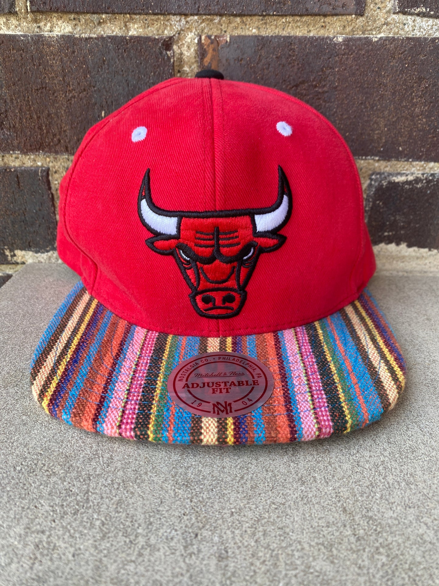 Chicago Bulls Mitchell & Ness Aztec SnapBack Hat
