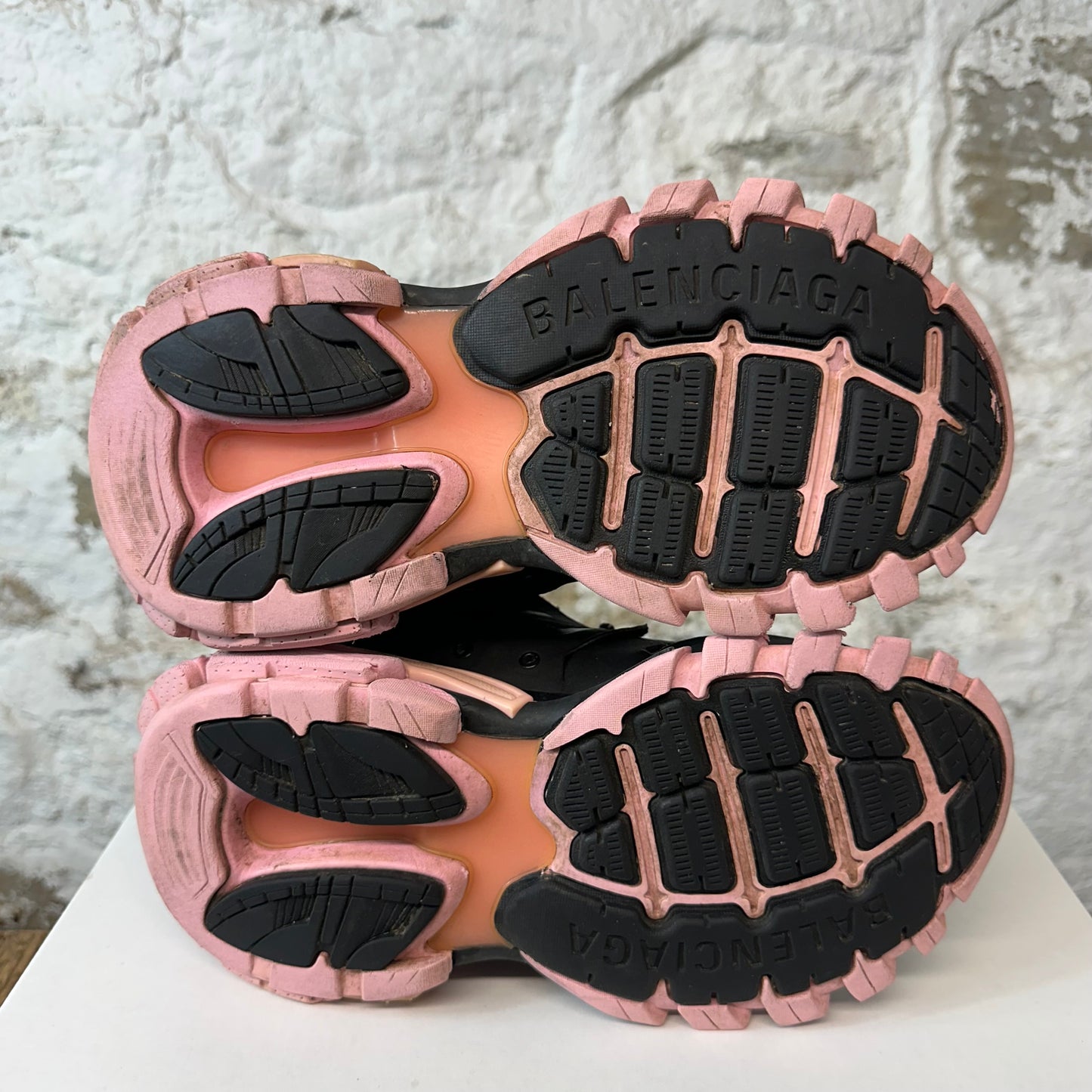 Balenciaga Track Runner Black Pink Sz 4 (35) No Box