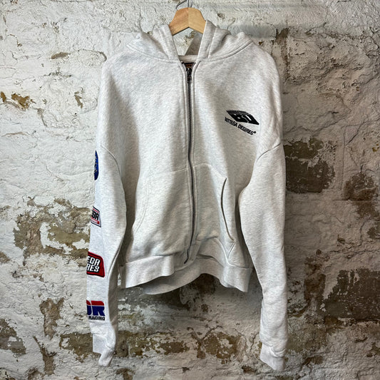 Bottega Desires Logos Grey Sweatpants Sz M