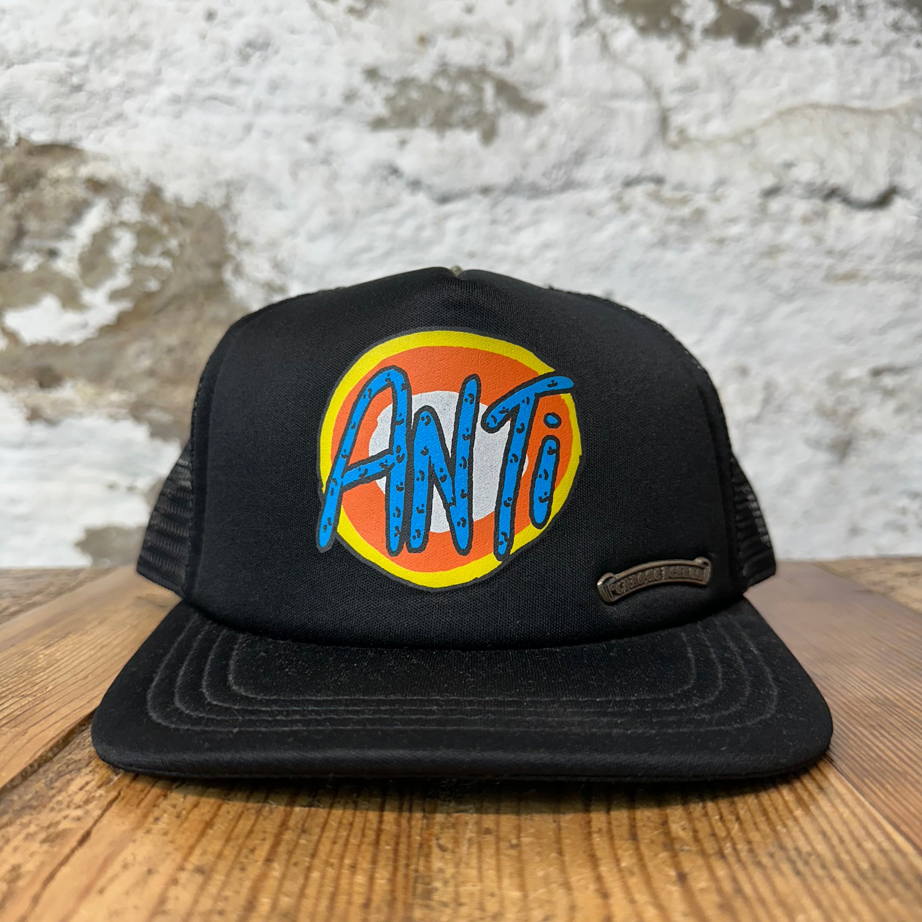 Chrome Hearts Matty Boy Anti Black Trucker Hat