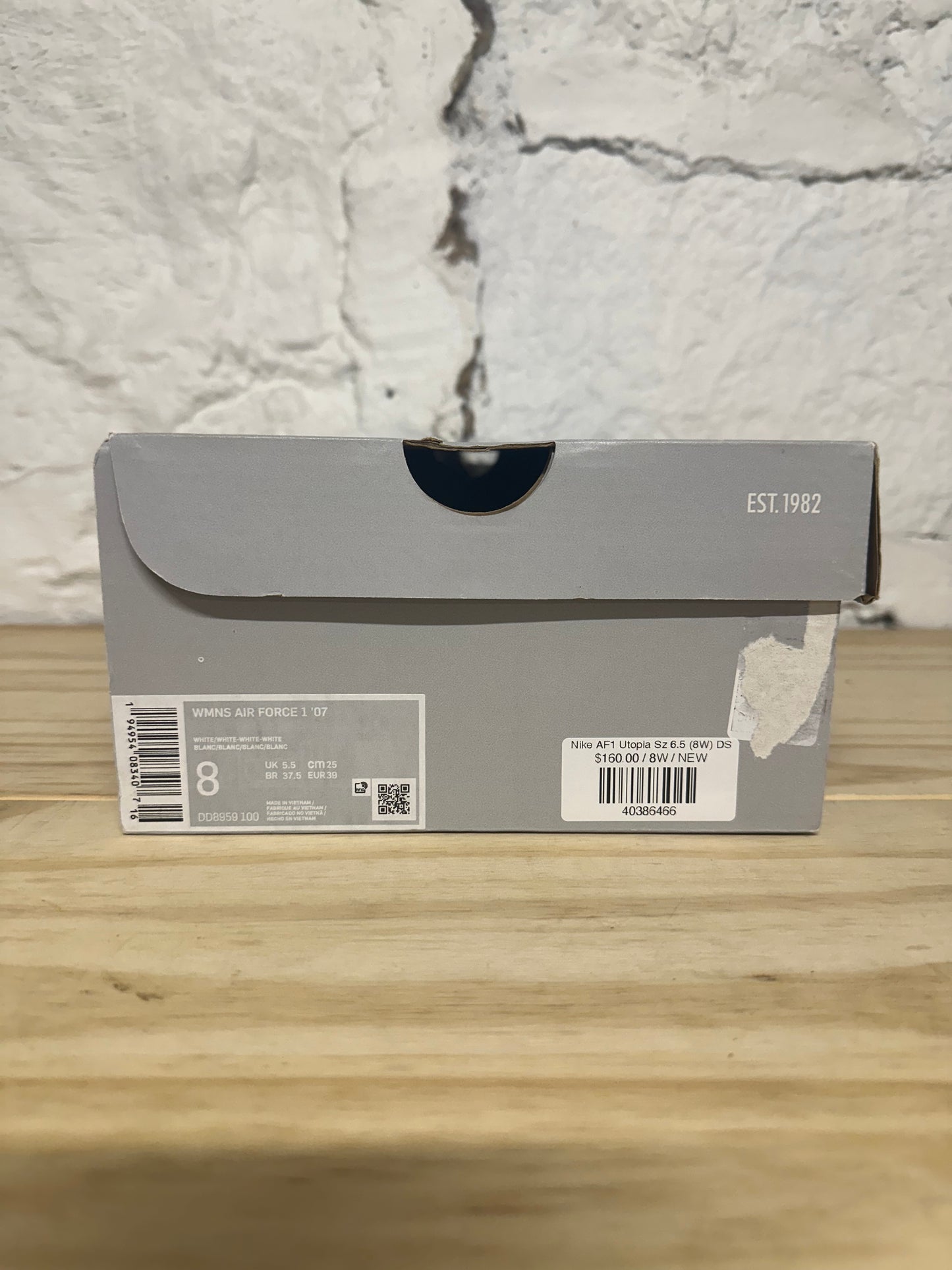 Nike Air Force 1 Low Utopia Sz 6.5 (8W) DS