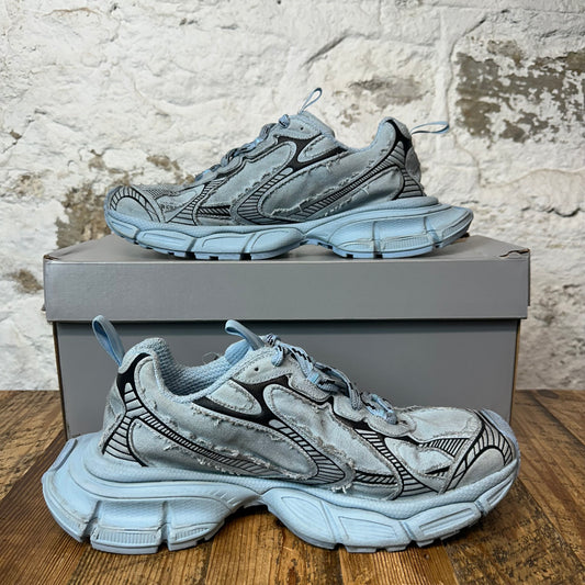 Balenciaga 3XL Runner Worn Out Blue Sneaker Sz 11 (44)