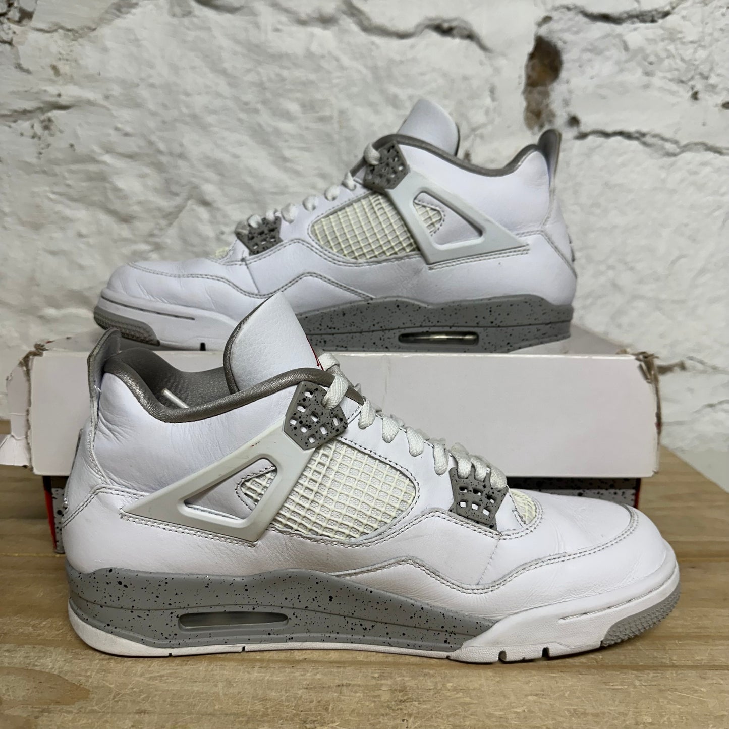 Air Jordan 4 White Oreo Sz 11