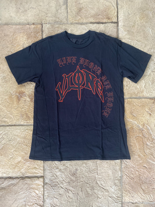 Vlone Ancient Red V Black T-Shirt Sz M DS