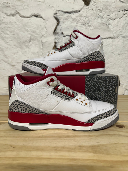 Air Jordan 3 Cardinal Sz 9