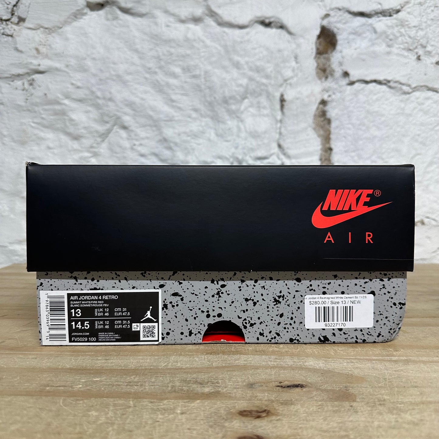 Air Jordan 4 White Cement (2025) Sz 13 DS