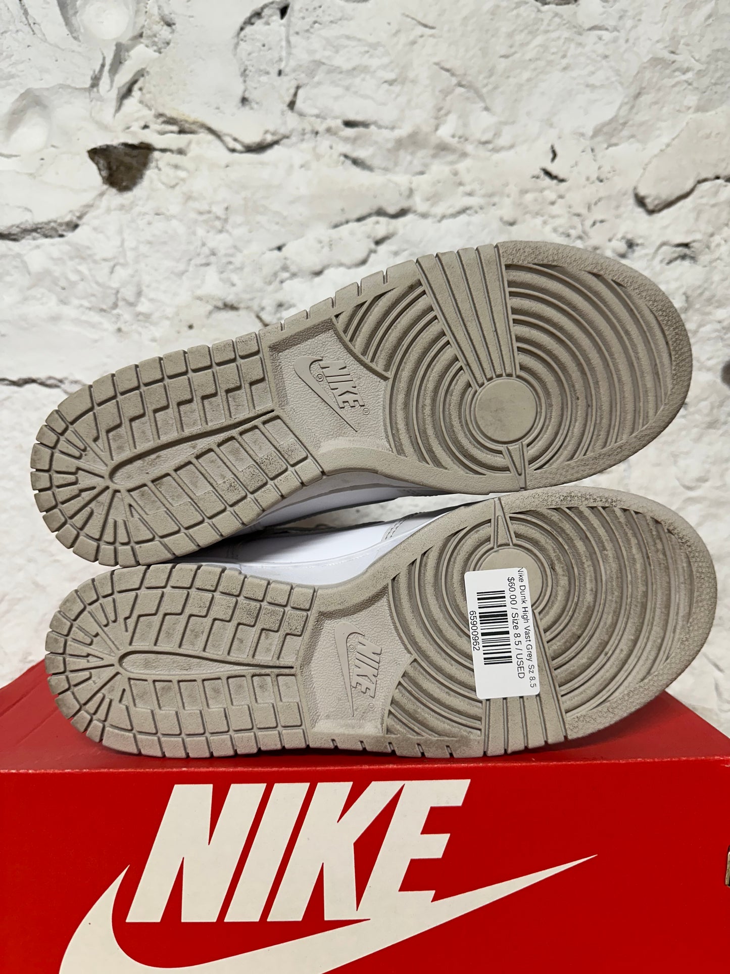 Nike Dunk High Vast Grey Sz 8.5