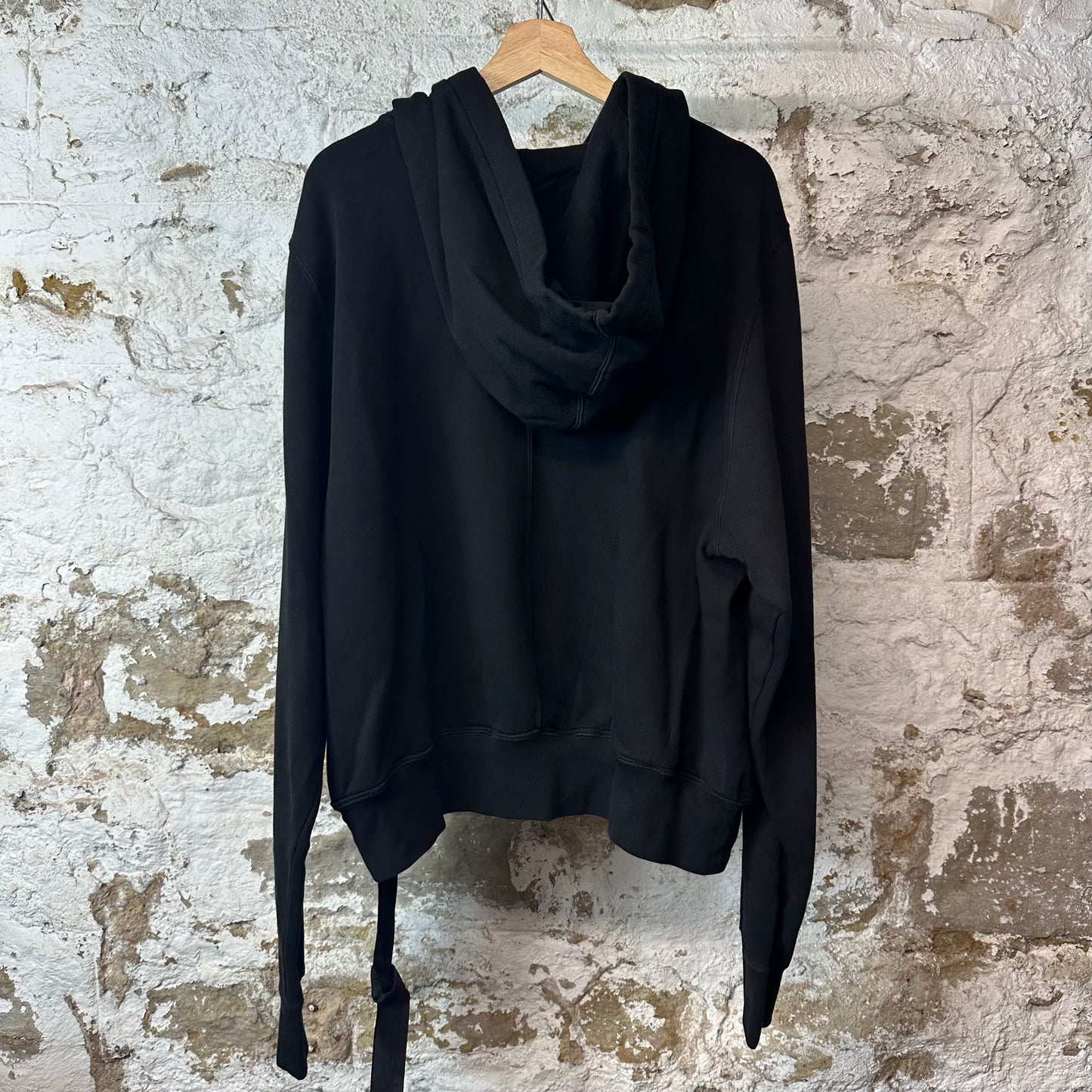 Rick Owens Pentastitch Black Hoodie Sz S