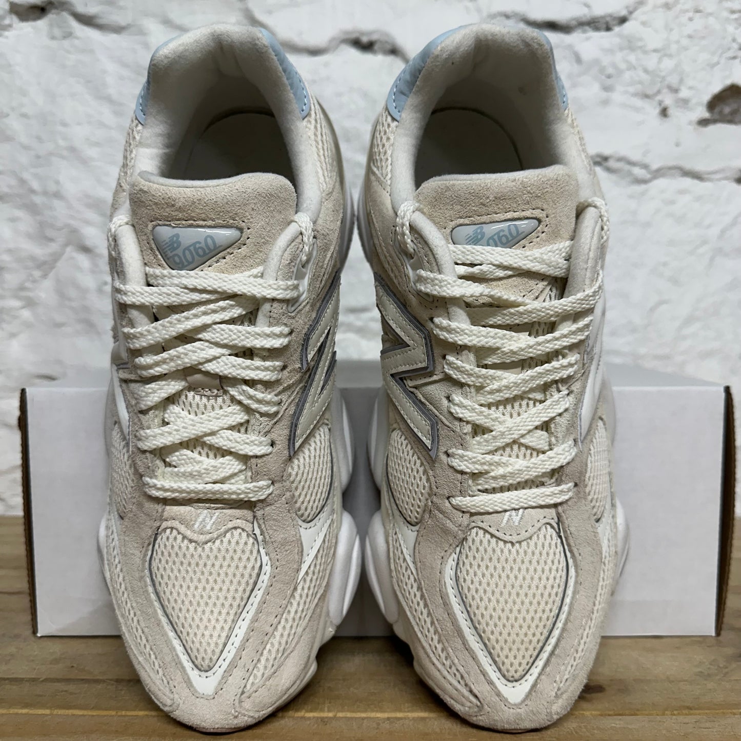 New Balance 9060 Bisque Frosted Glass Sz 8