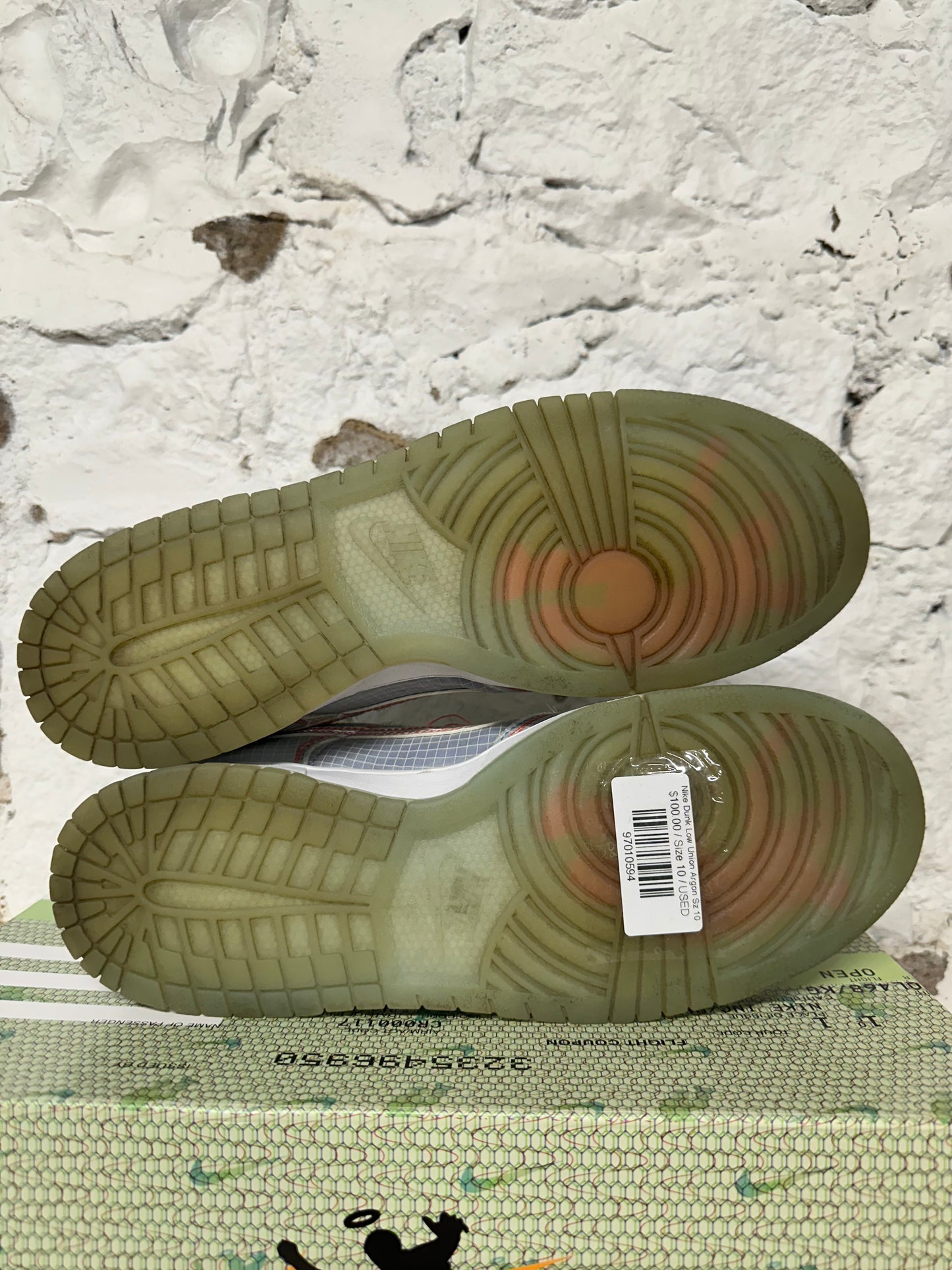 Nike Dunk Low Union Argon Sz 10