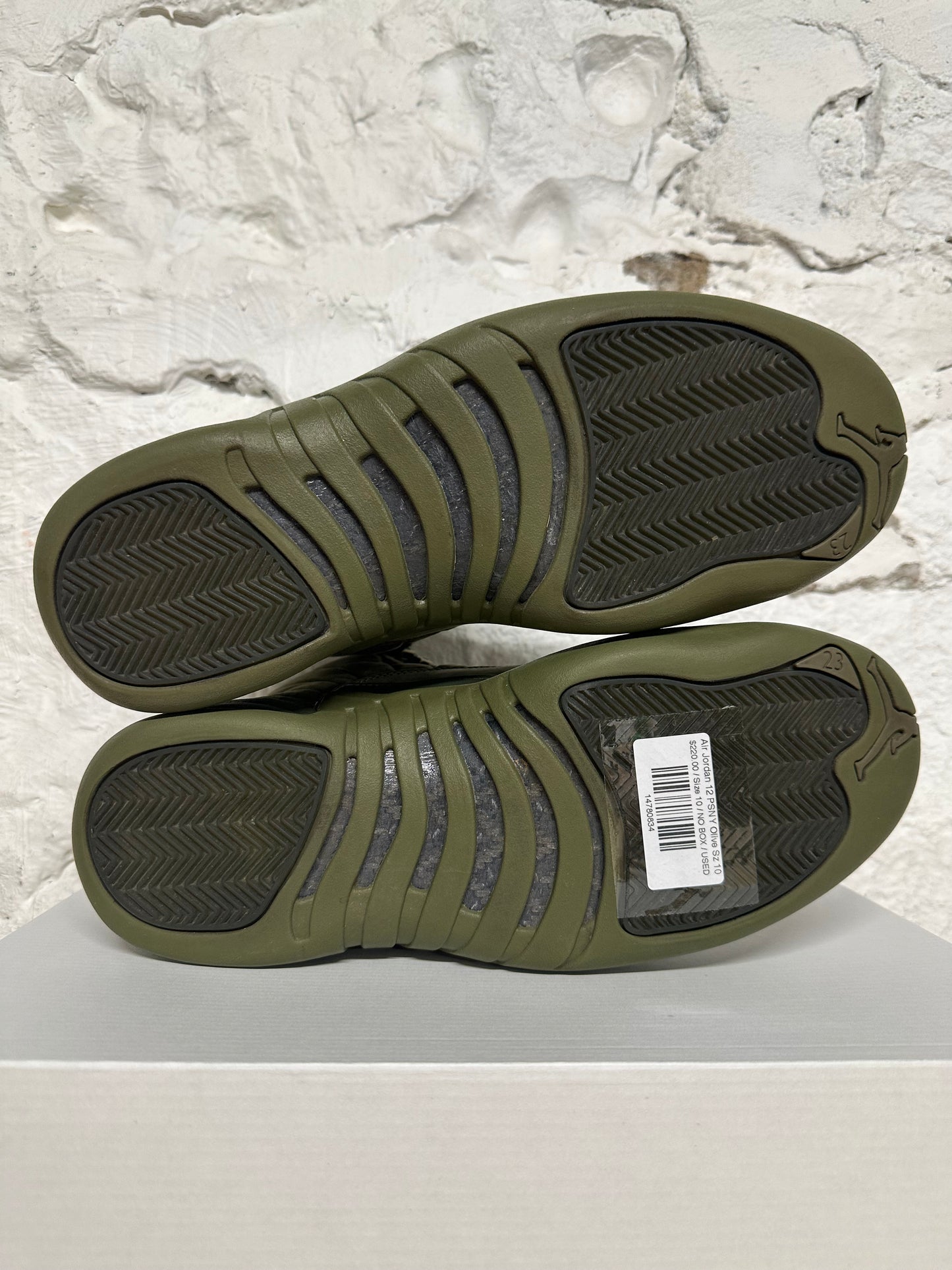 Air Jordan 12 PSNY Olive Sz 10