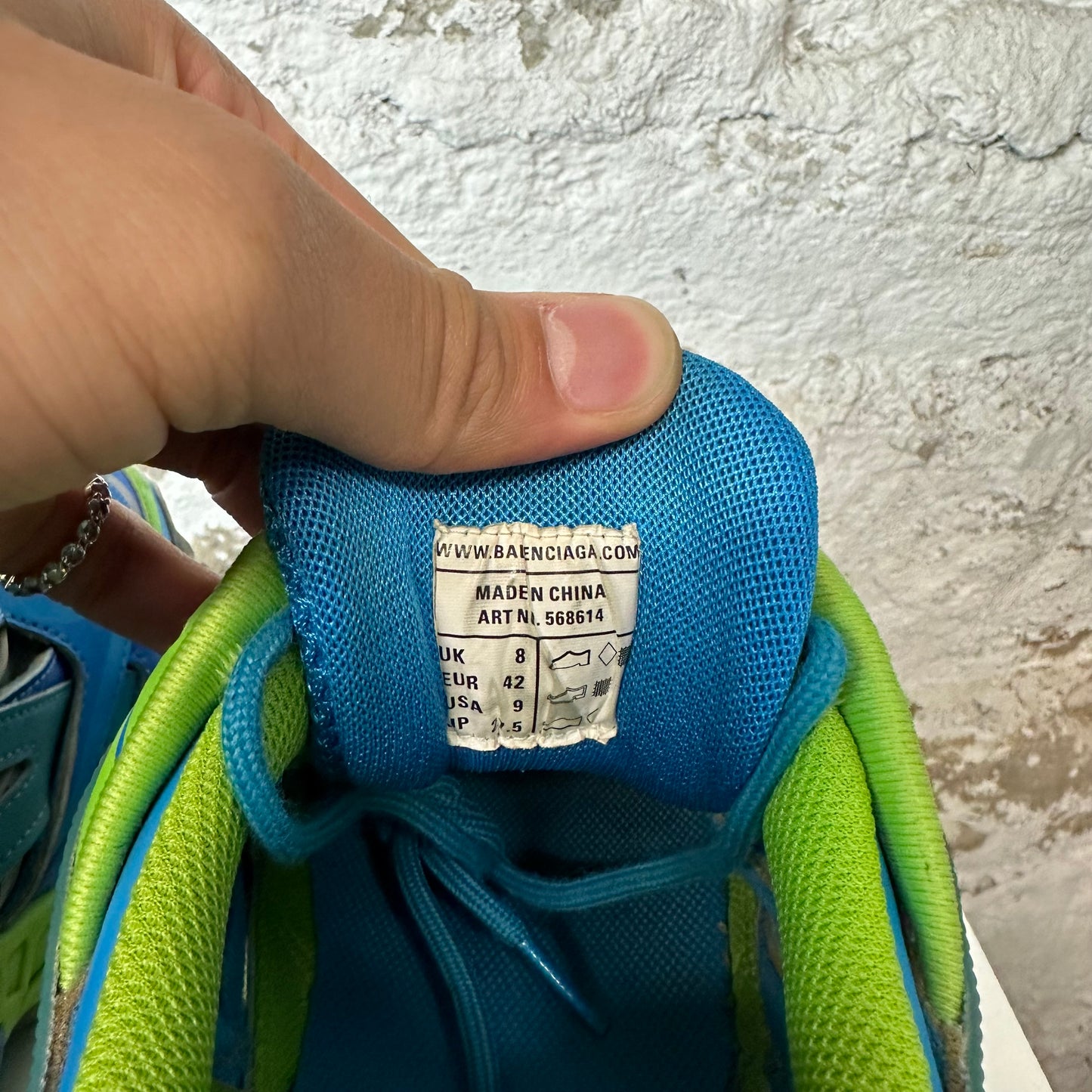 Balenciaga Track 2 Blue Green Sz 9 (42) No Box